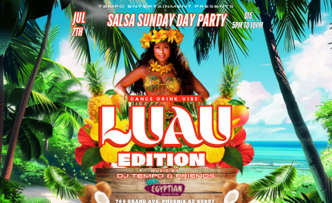 Salsa Sunday Day Party Luau Edition